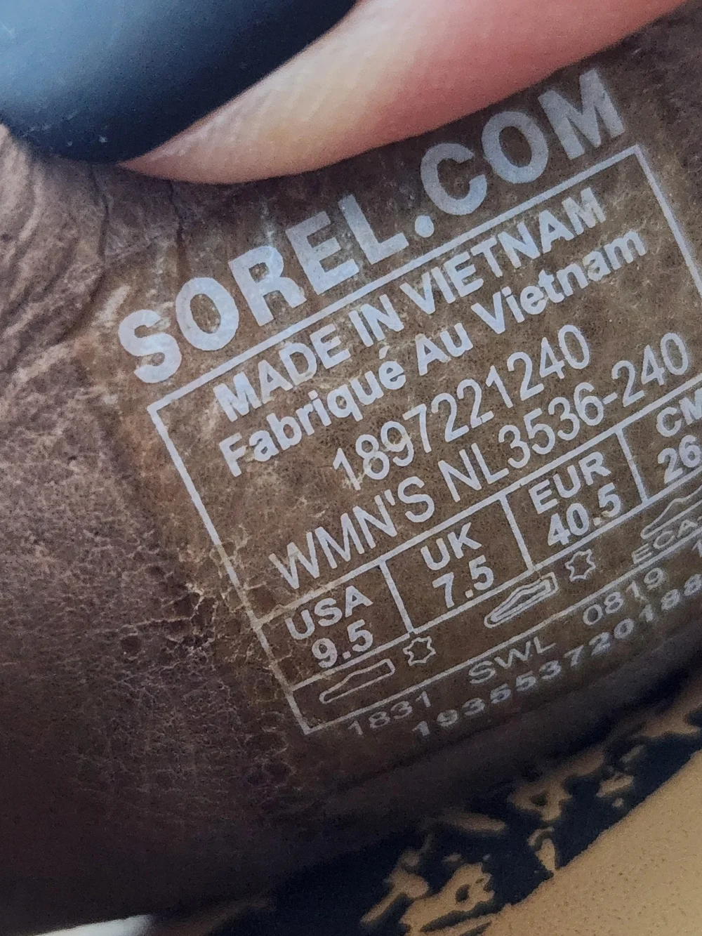 Sorel Ella Brown and Gold Slip On Sandals Leather and Elastic Straps Size 9.5